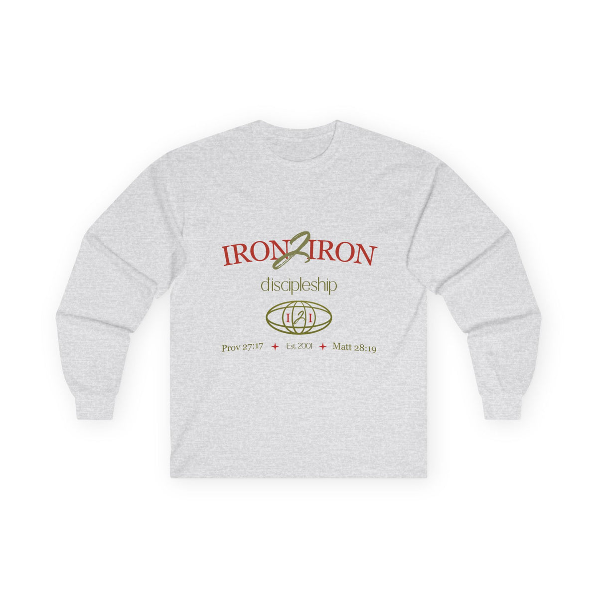 Iron2Iron Discipleship Brand Mark Long Sleeve Tee