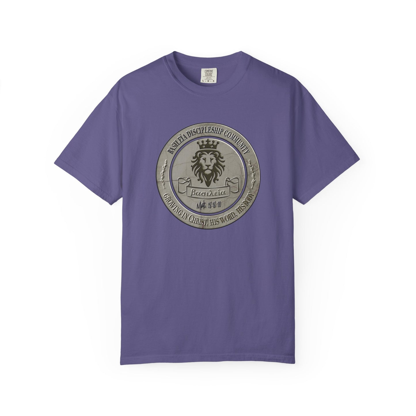 Basileia Discipleship Community Unisex Garment-Dyed T-shirt