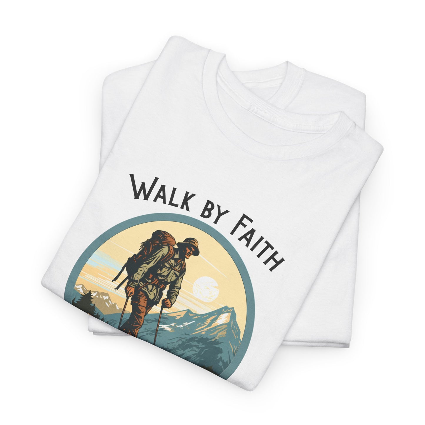 Walk by Faith Unisex Heavy Cotton Tee