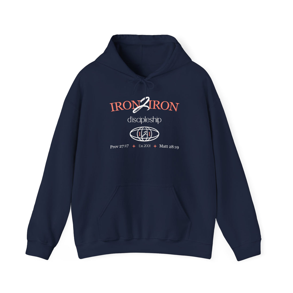 Iron2Iron Discipleship Brand Mark Hoodie