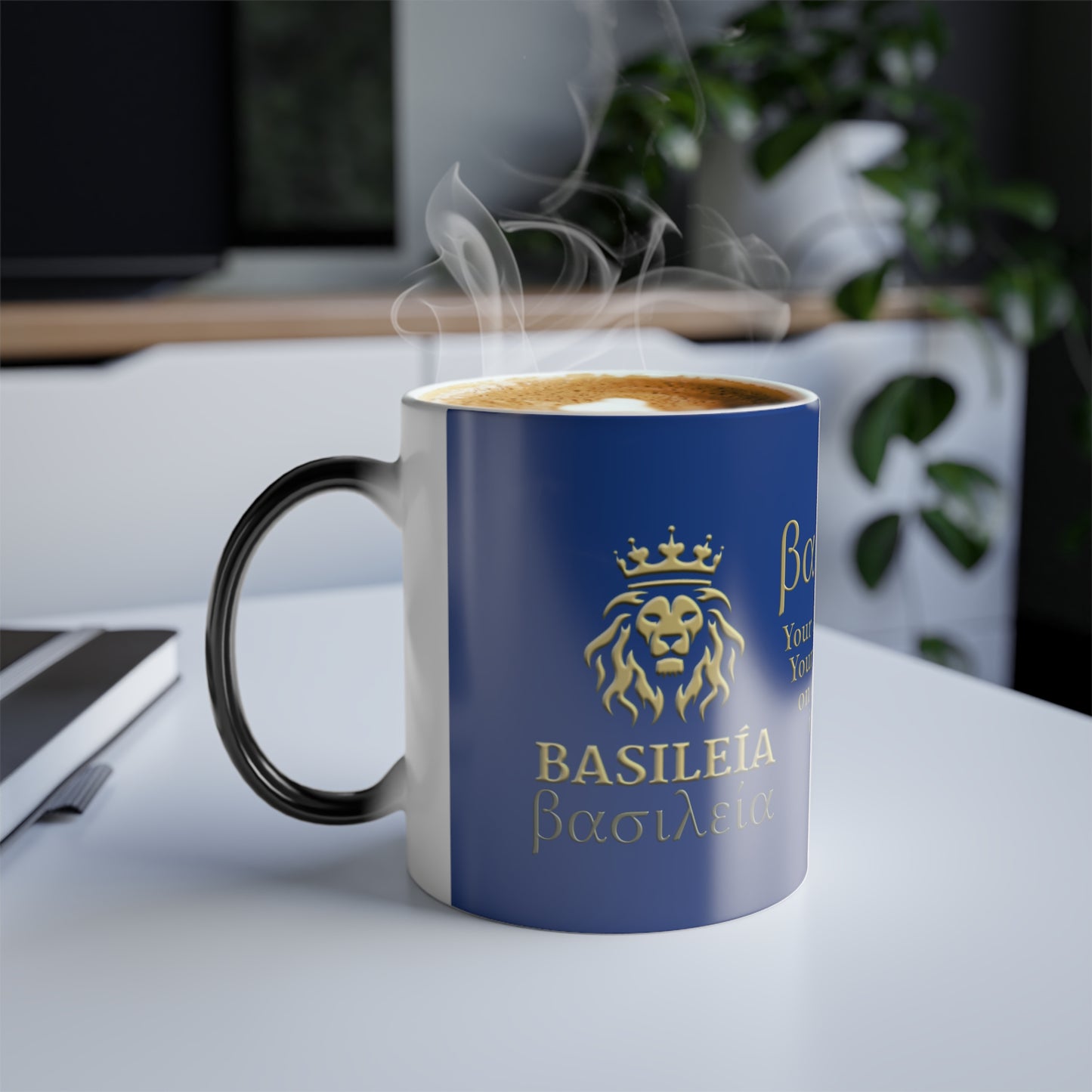 Basileía (God's Kingdom) Color Morphing Mug (Blue)
