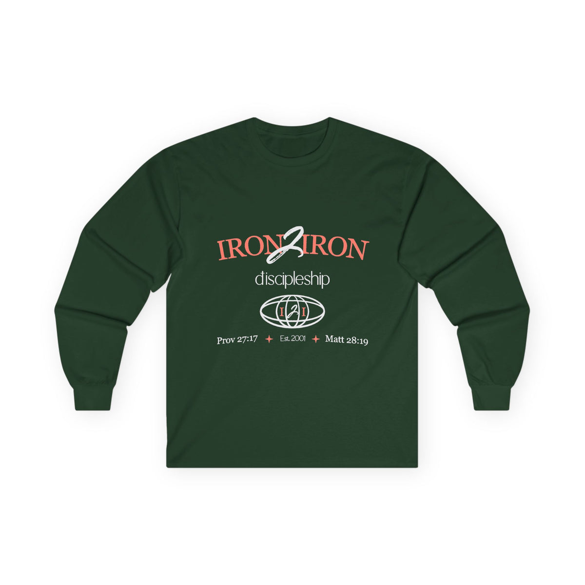 Iron2Iron Discipleship Brand Mark Long Sleeve Tee