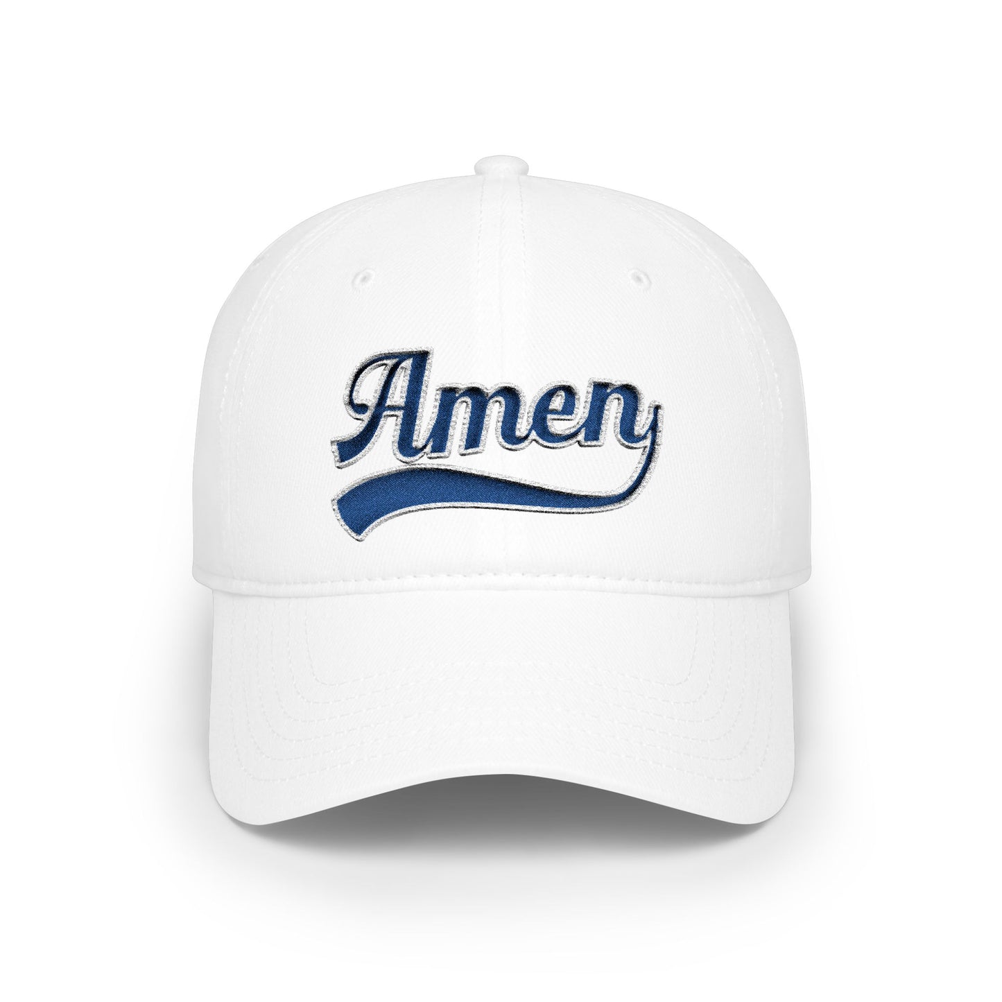 Amen Embroidered Low Profile Baseball Cap