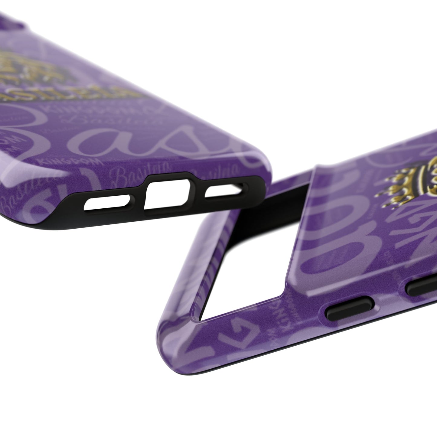 Kingdom of God "Basileía" Google Pixel Purple/Gold Tough Cases (Google Pixel 5, 5G, 6, 6 Pro, 7, 8 and 8 Pro)