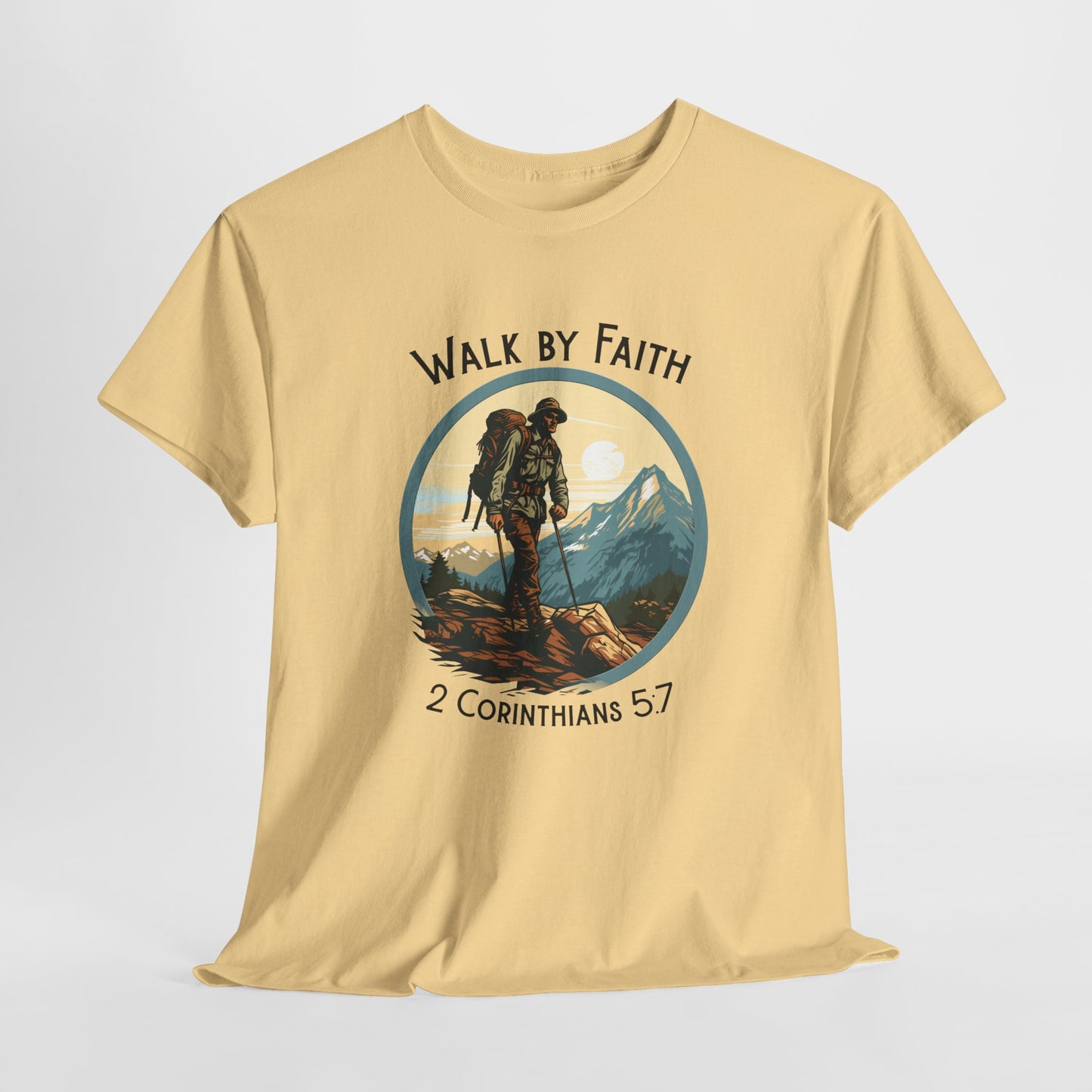 Walk by Faith Unisex Heavy Cotton Tee