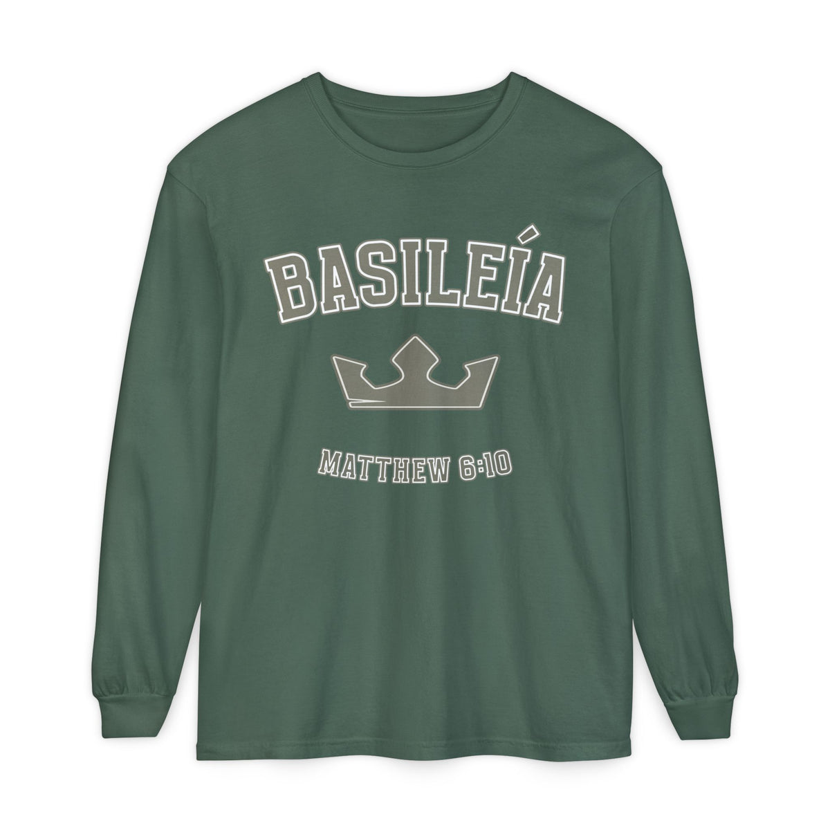 Basileía Crown Mark Long Sleeve Tee
