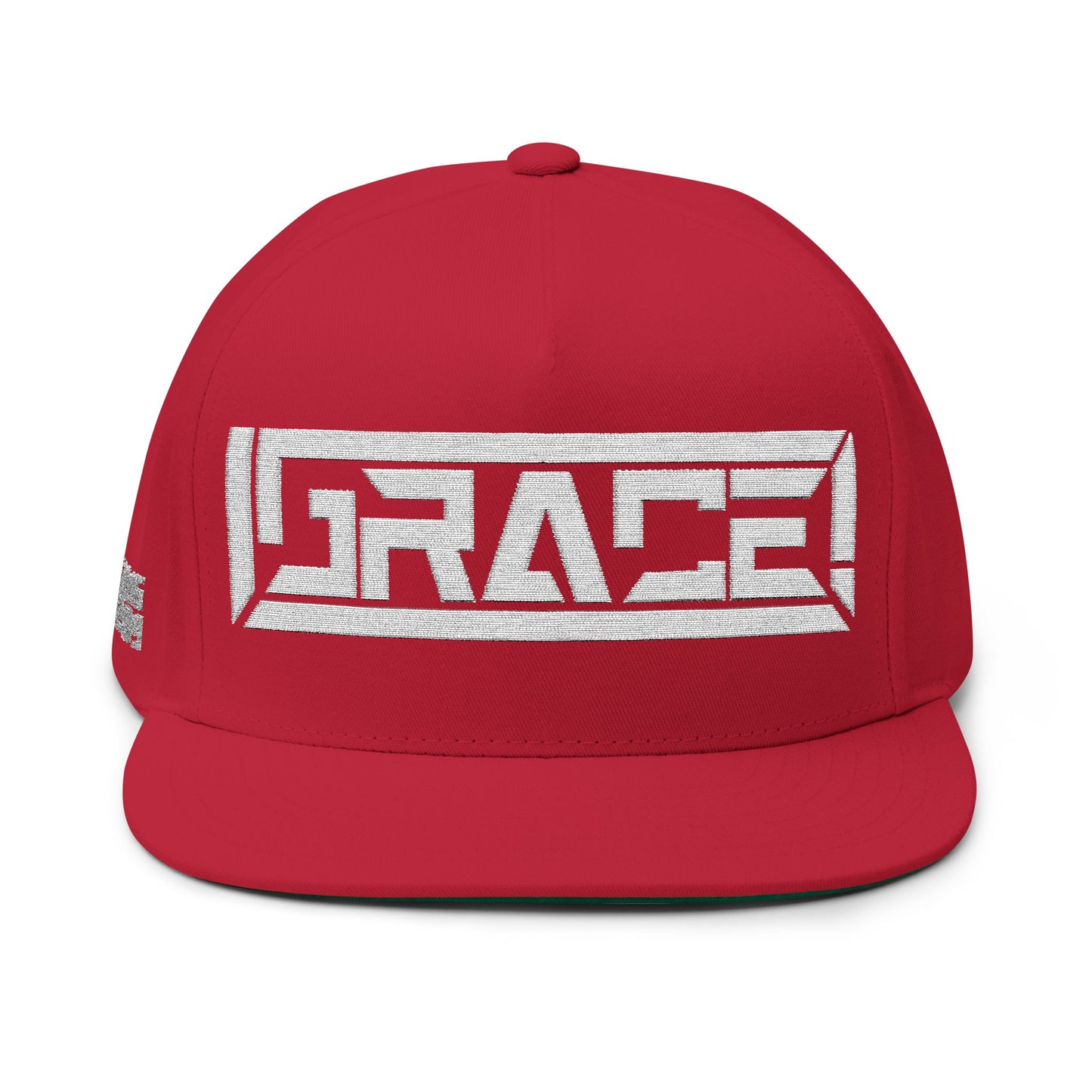 Grace Flat Bill Embroidered Cap