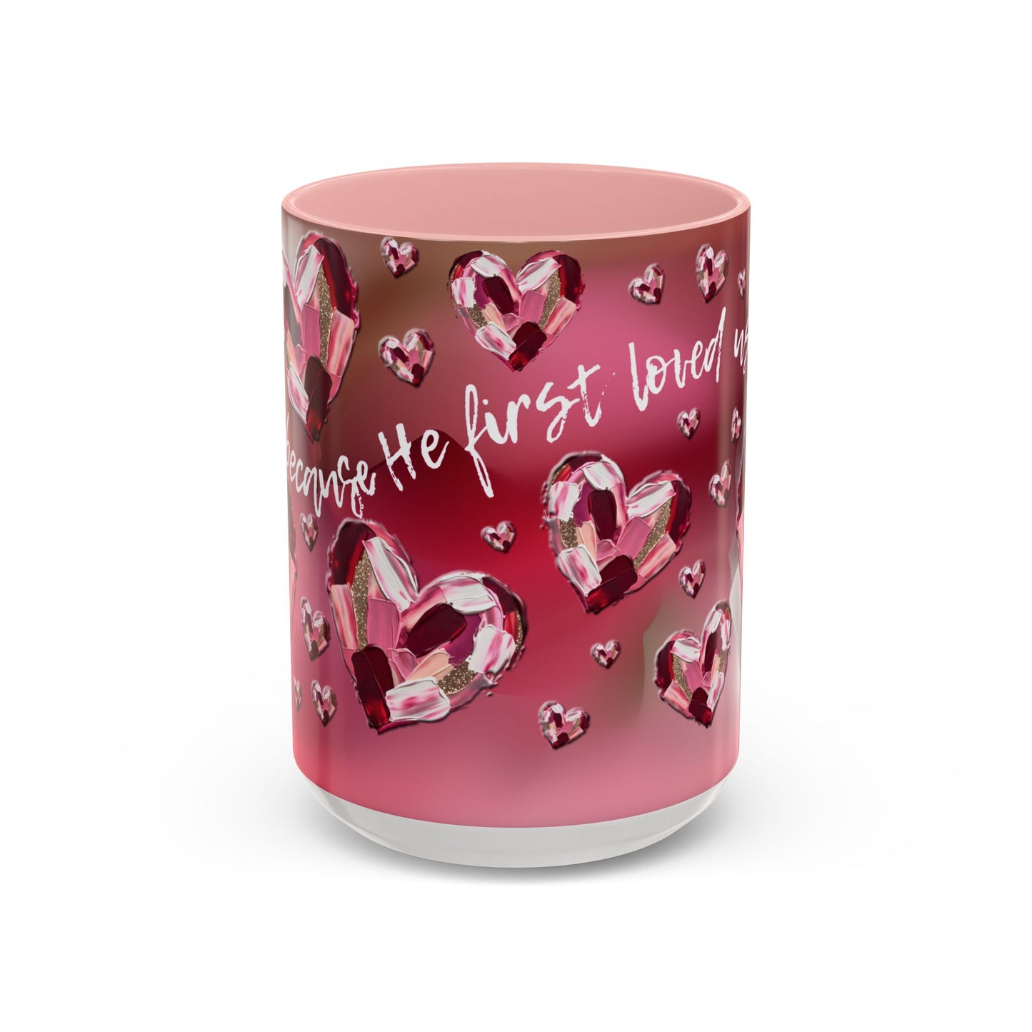 Red Hearts/1 John 4:19 Coffee Mug (11, 15oz)