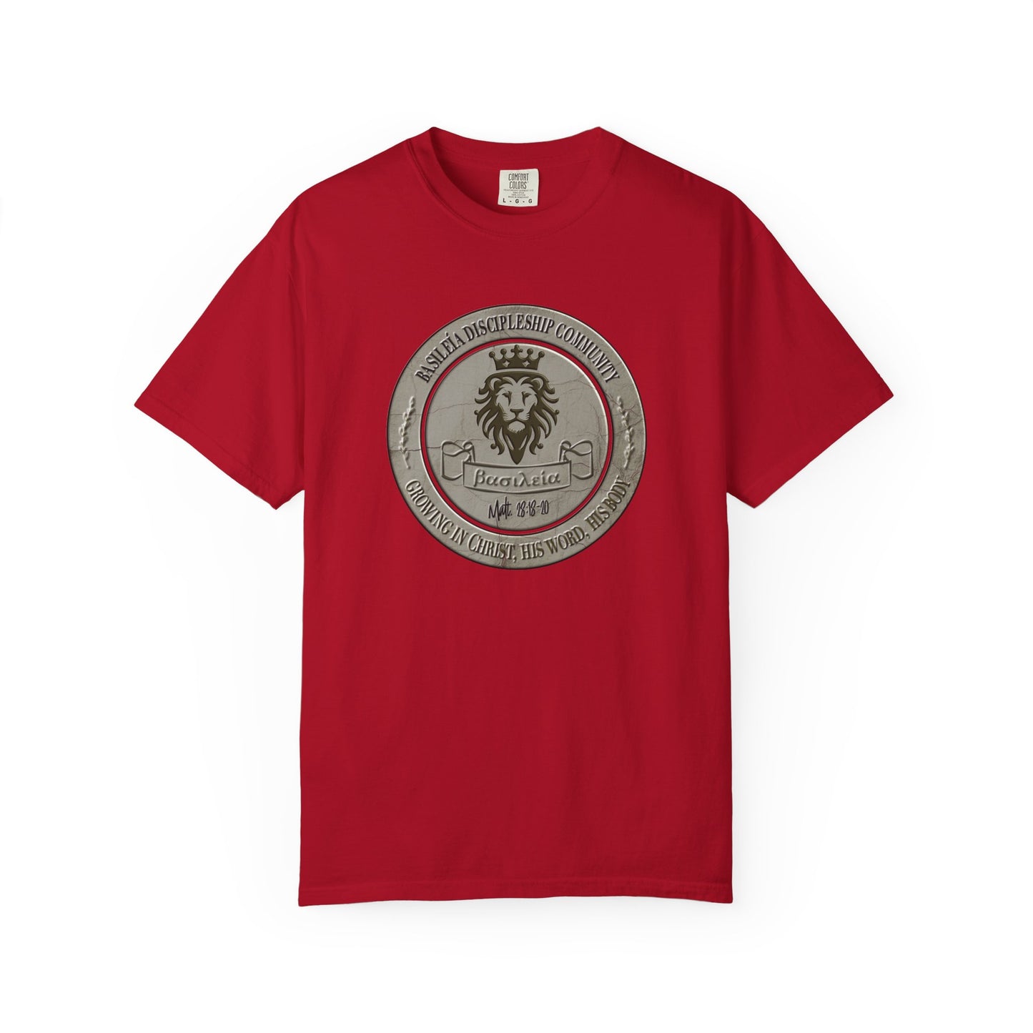 Basileia Discipleship Community Unisex Garment-Dyed T-shirt