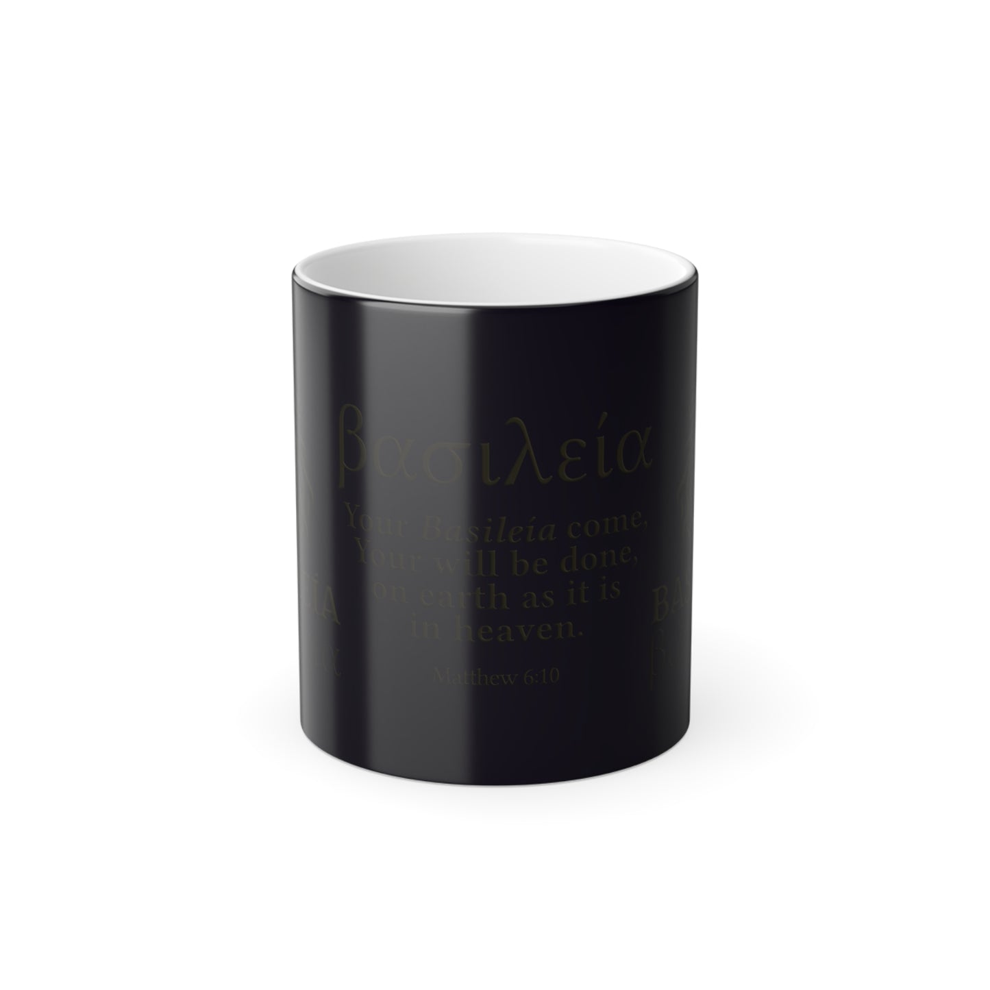 Basileía (God's Kingdom) Color Morphing Mug (Purple)