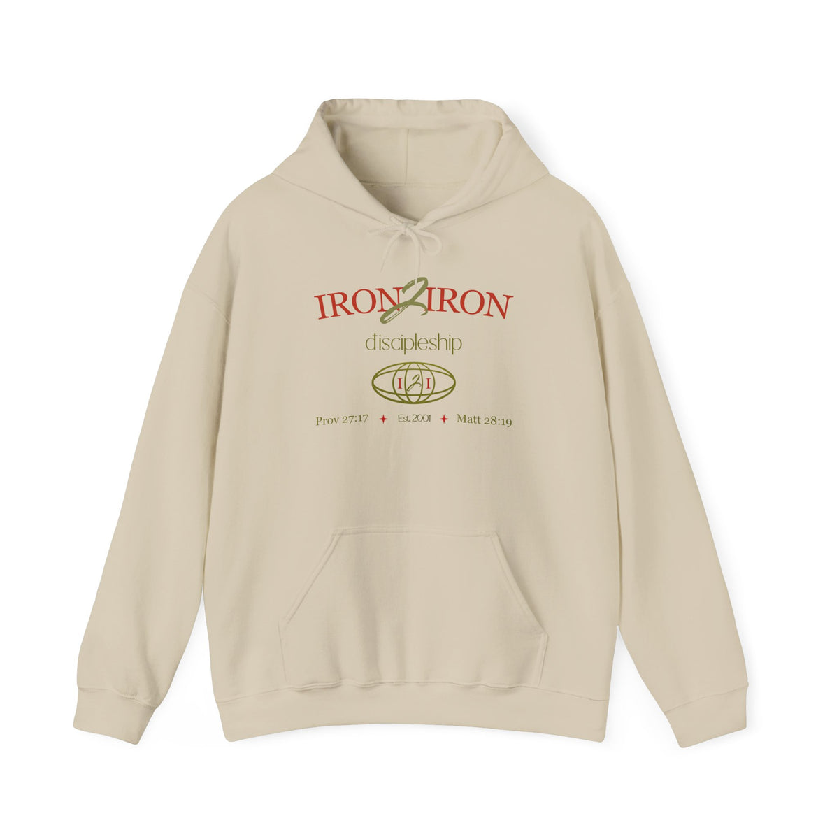 Iron2Iron Discipleship Brand Mark Hoodie