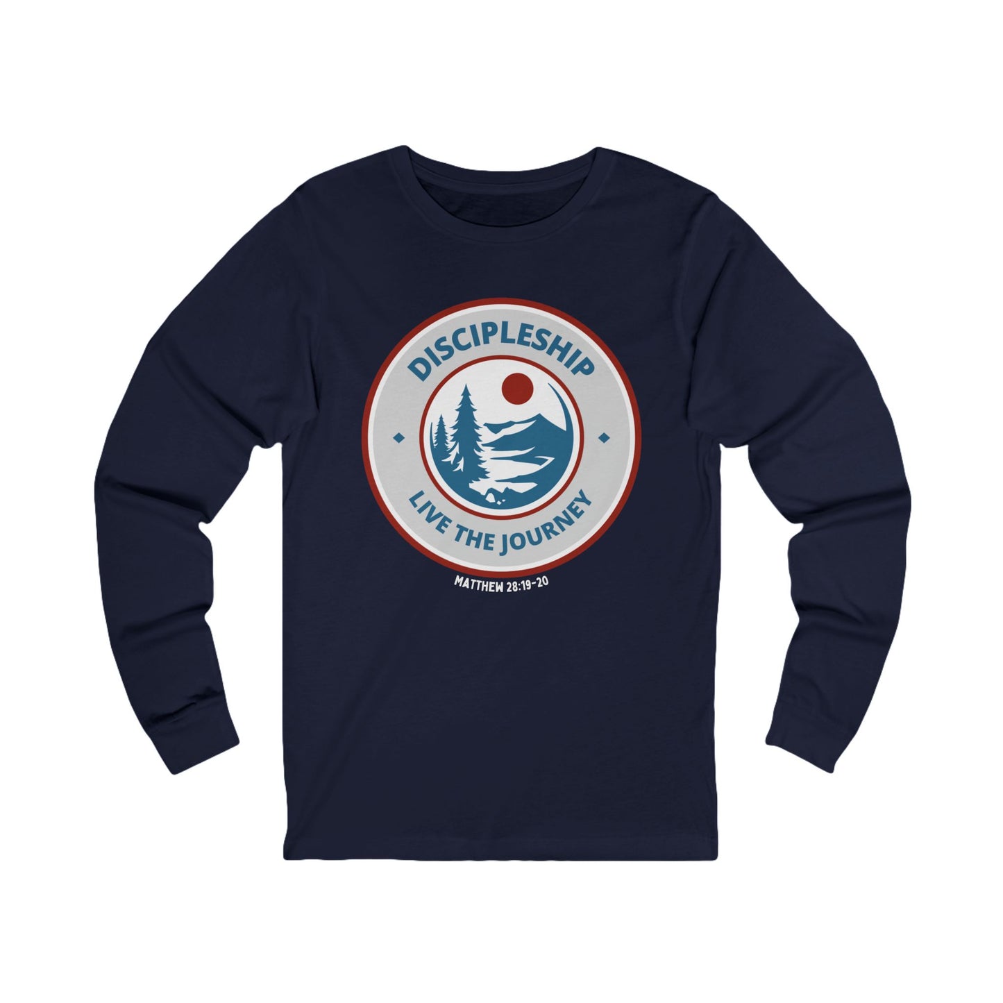 Discipleship: Live the Journey Jersey Long Sleeve Tee