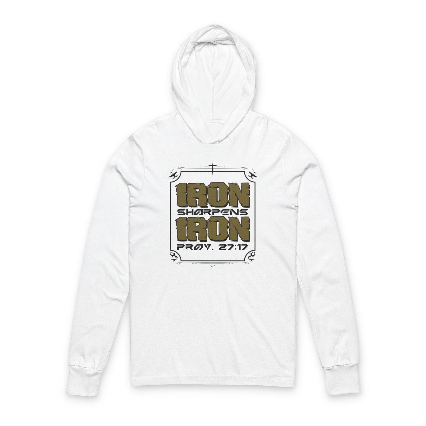 Iron Sharpens Iron Unisex Hooded Long Sleeve Hoodie Tee