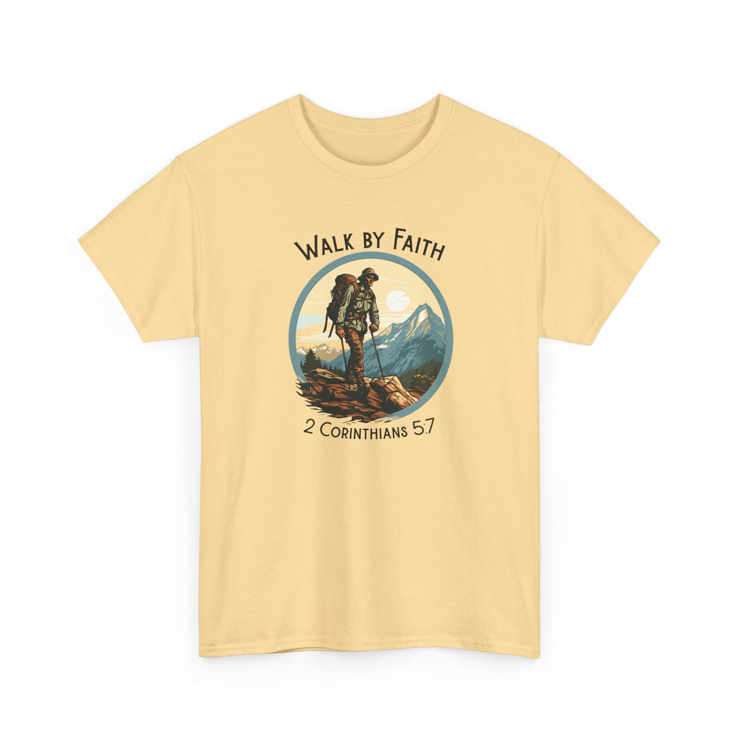 Walk by Faith Unisex Heavy Cotton Tee