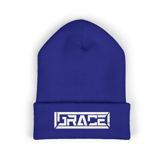 Grace Classic Cuffed Beanie (Embroidered)