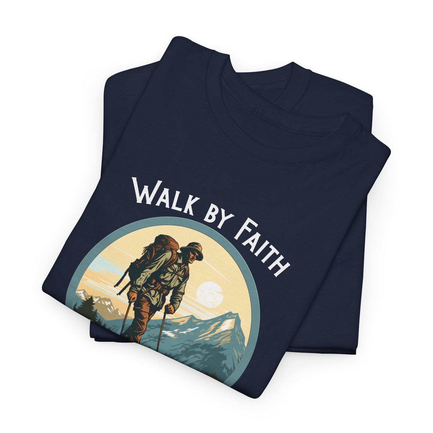 Walk by Faith Unisex Heavy Cotton Tee