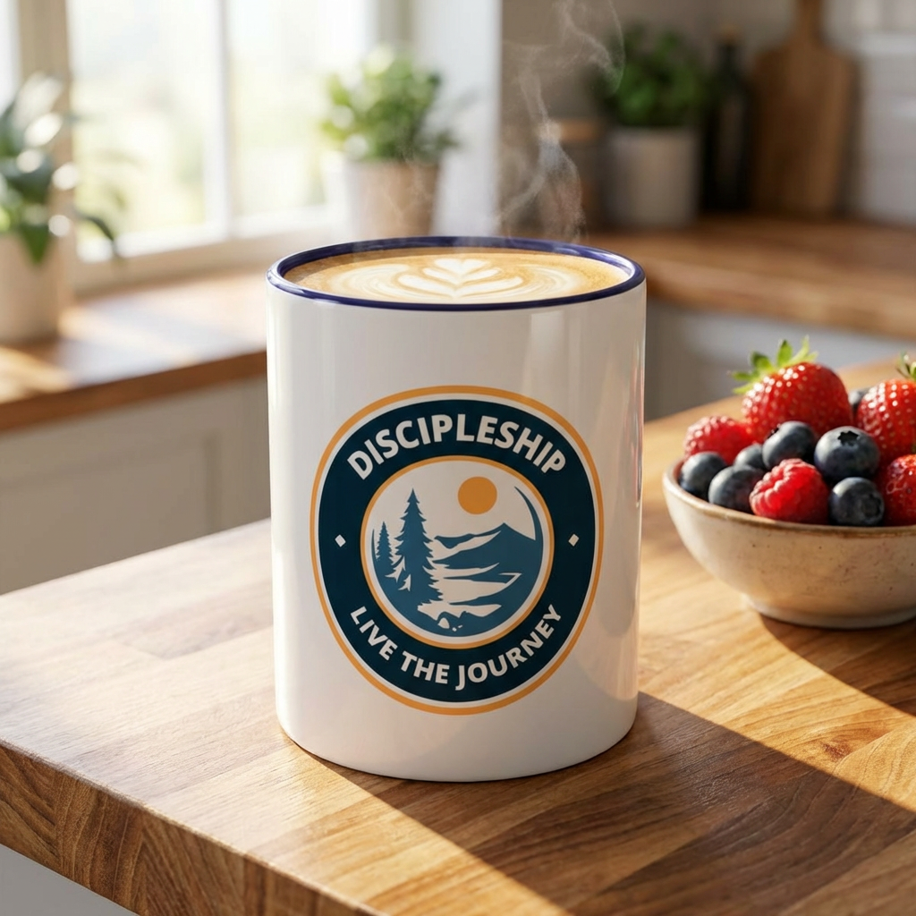 Discipleship: Live the Journey  11oz Accent Coffee Mug