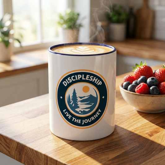 Discipleship: Live the Journey  11oz Accent Coffee Mug
