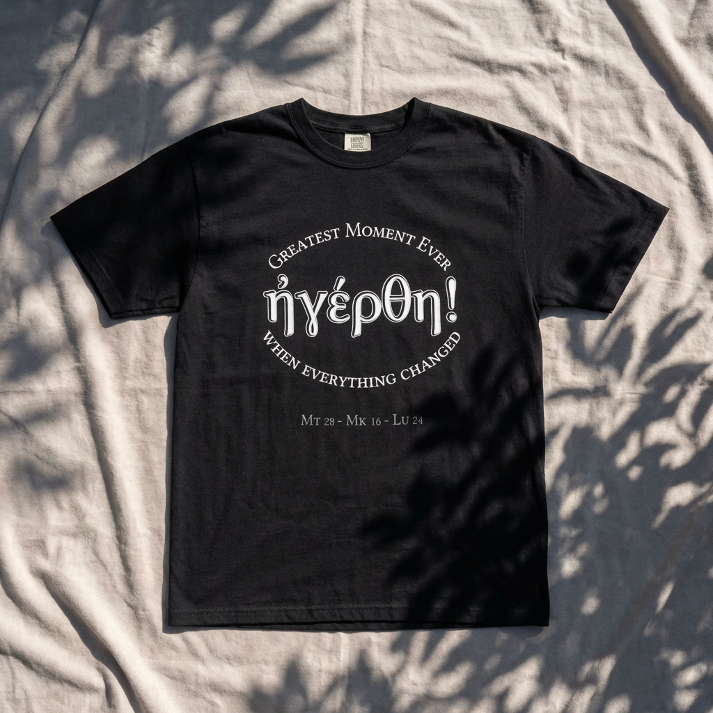 He is Risen! (Greatest Moment Ever) Garment-Dyed T-shirt