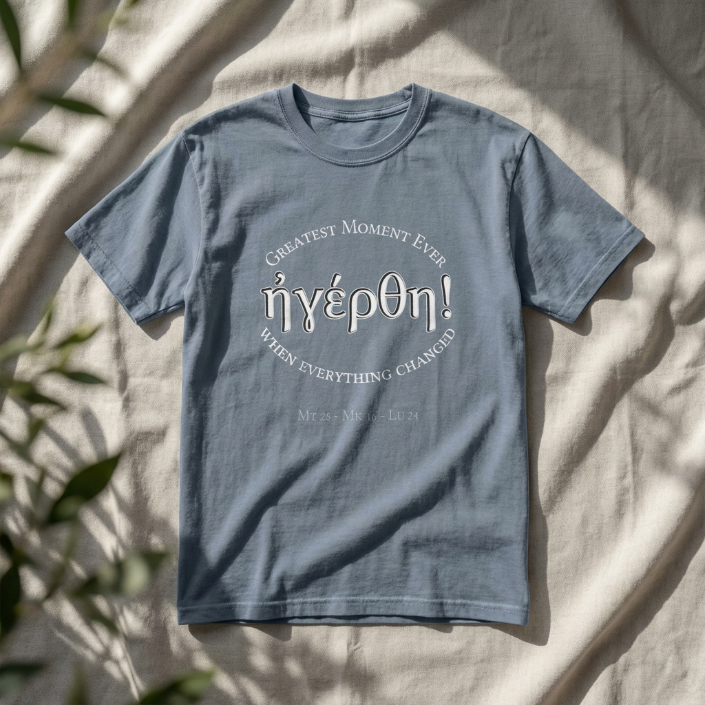 He is Risen! (Greatest Moment Ever) Garment-Dyed T-shirt