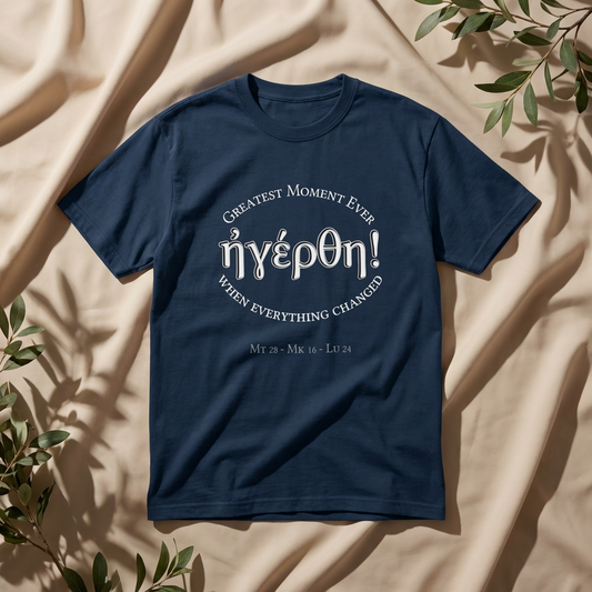 He is Risen! (Greatest Moment Ever) Garment-Dyed T-shirt