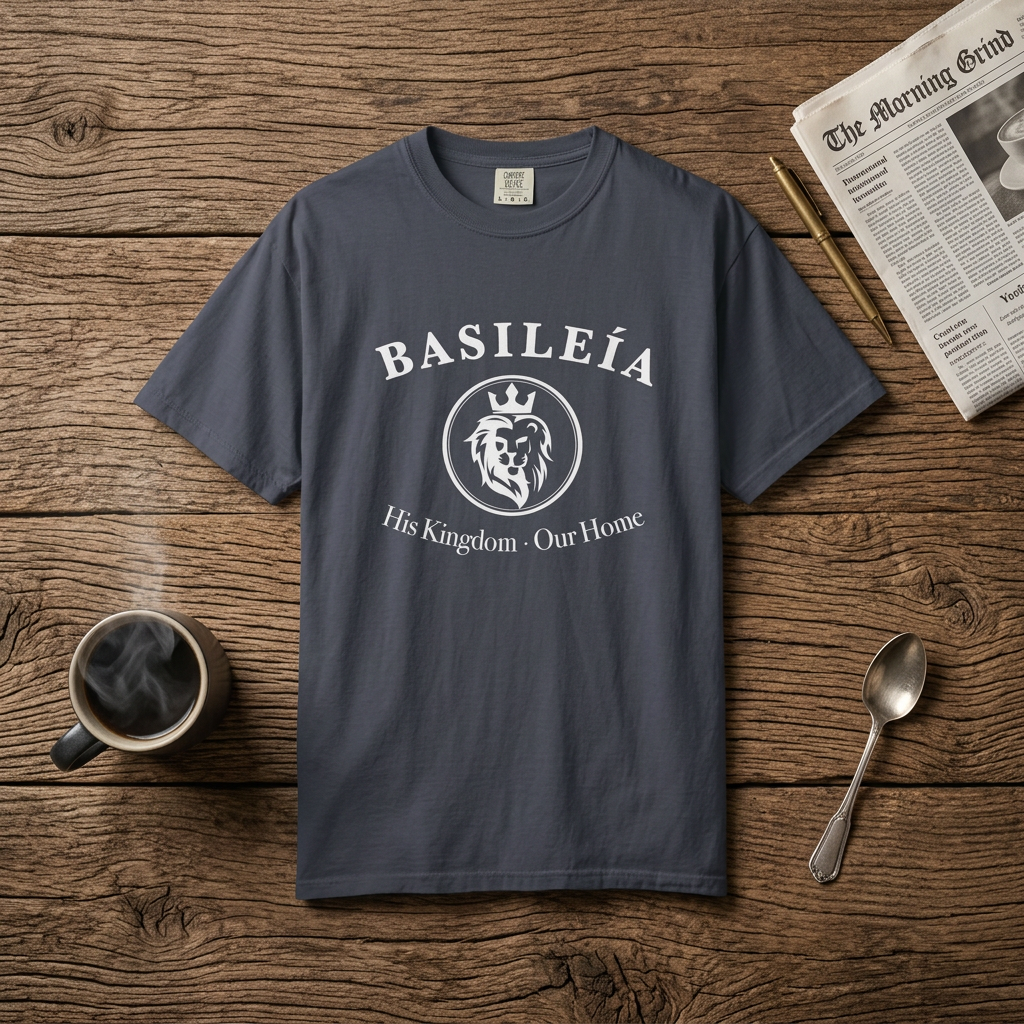 Basileía Crowned Lion Tee