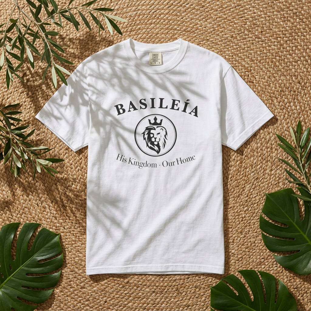 Basileía Crowned Lion Tee