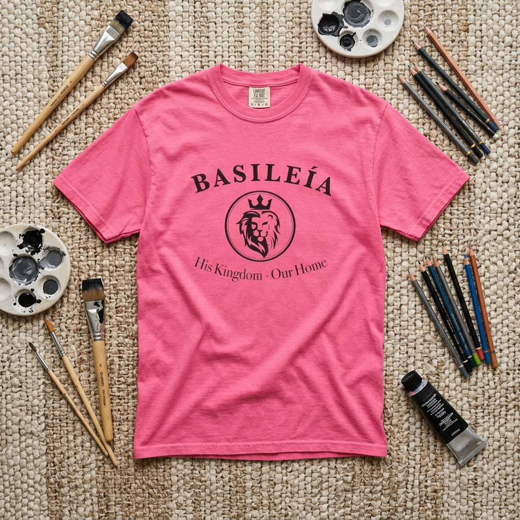 Basileía Crowned Lion Tee
