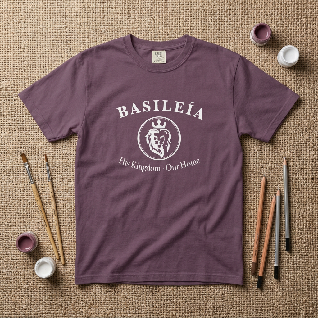 Basileía Crowned Lion Tee