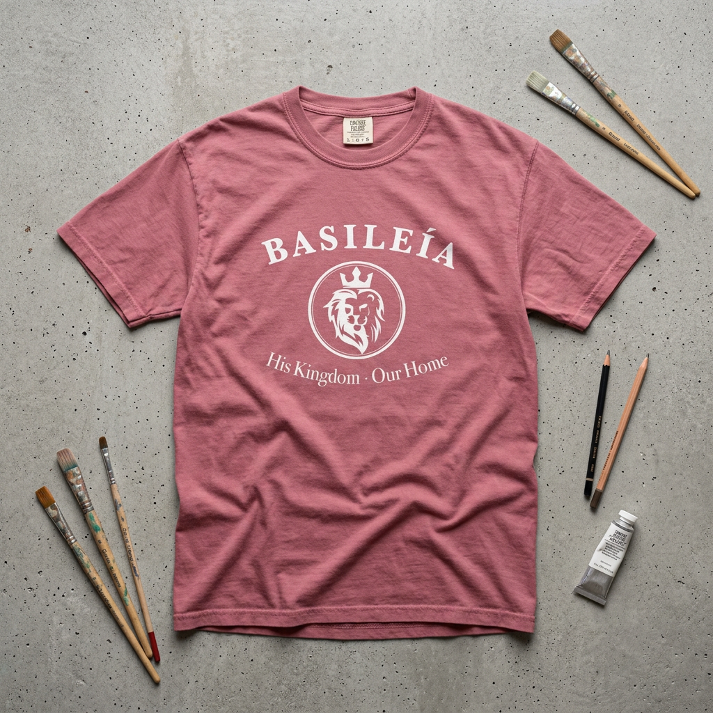 Basileía Crowned Lion Tee