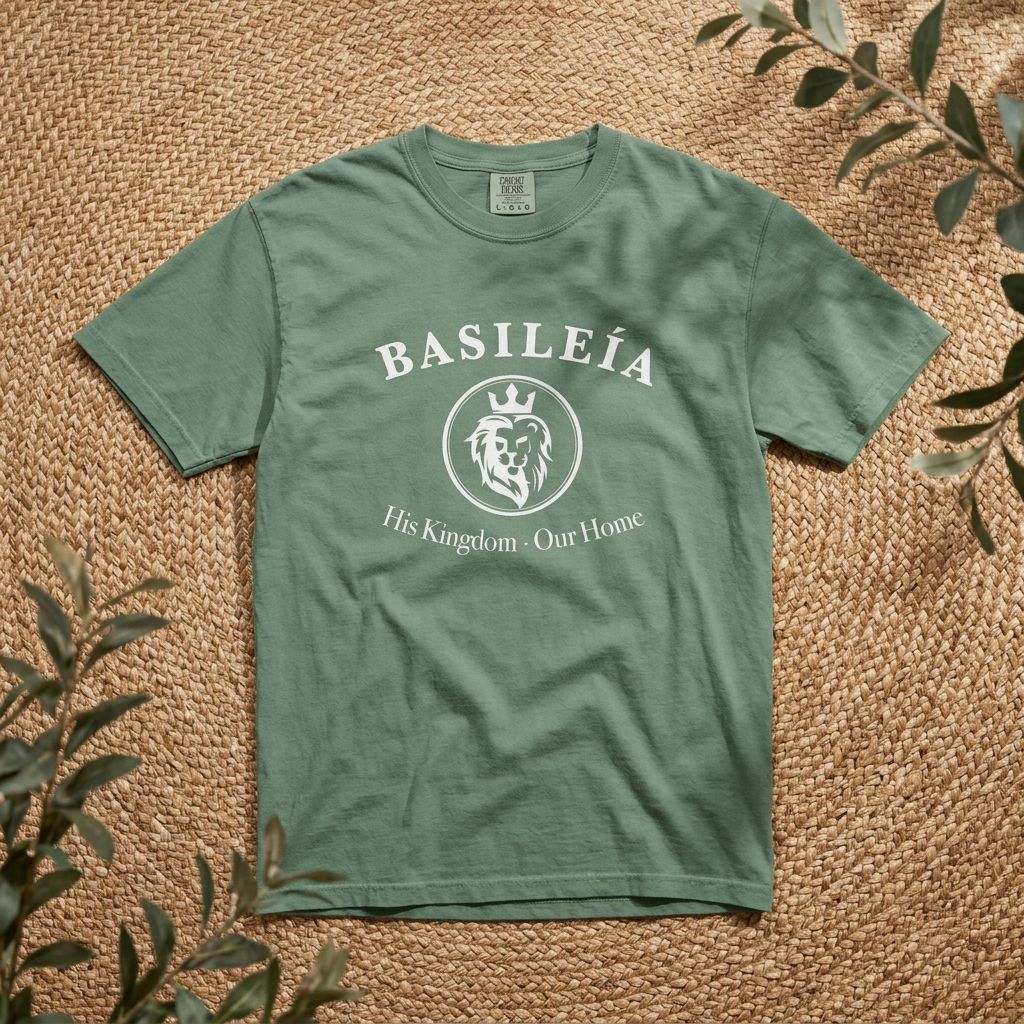 Basileía Crowned Lion Tee