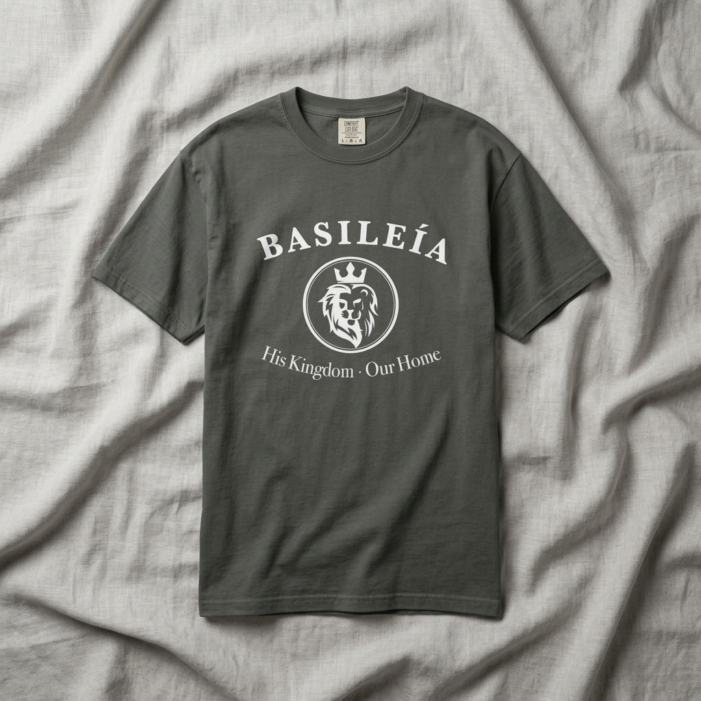 Basileía Crowned Lion Tee