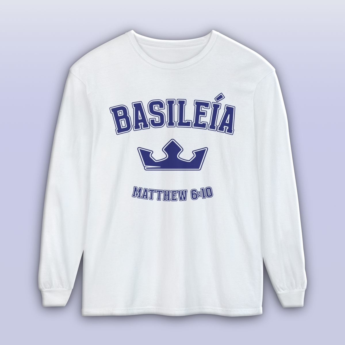 Basileía Crown Mark Long Sleeve Tee