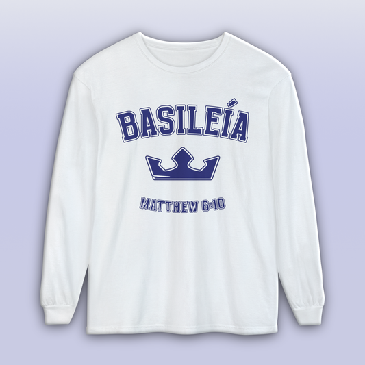 Basileía Crown Mark Long Sleeve Tee