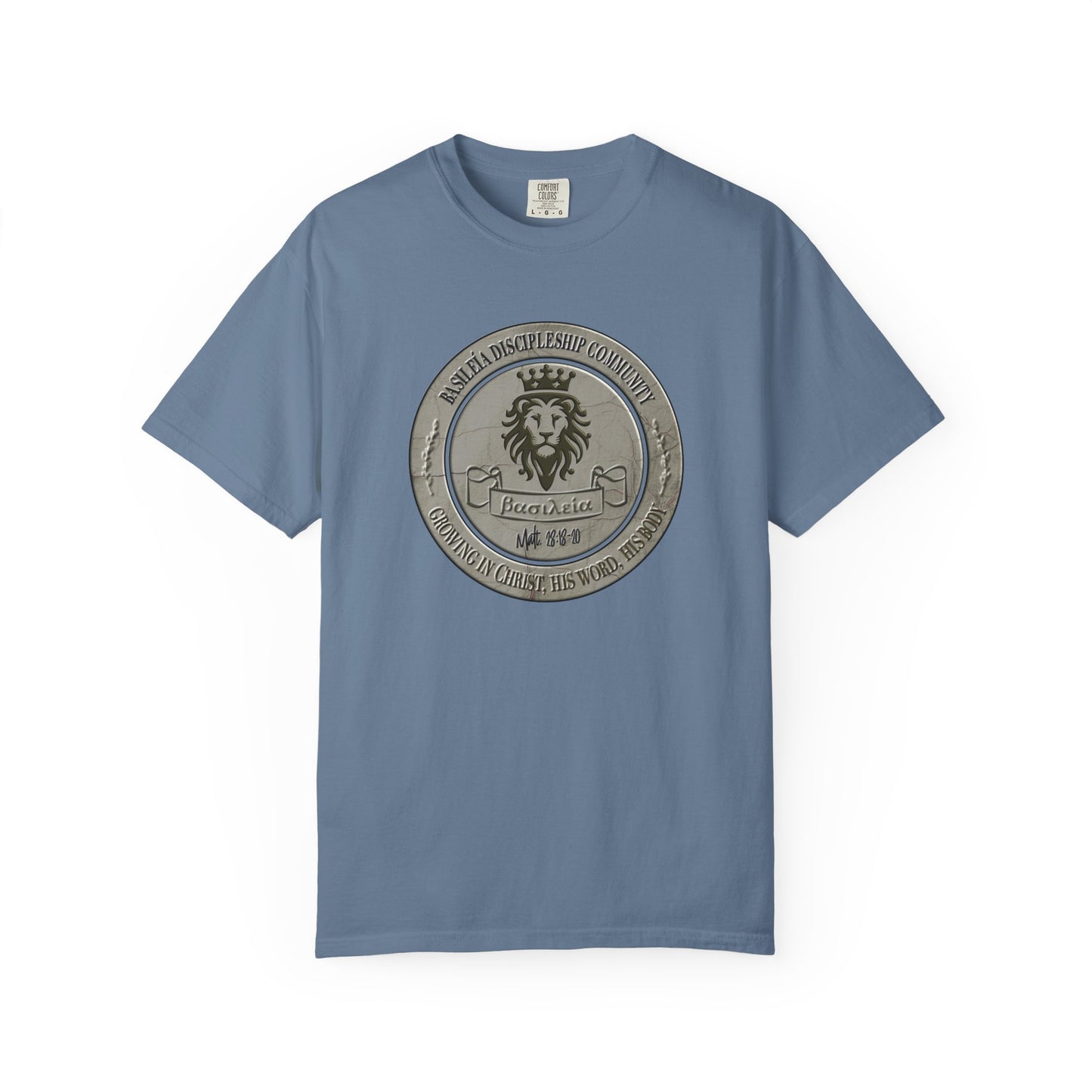 Basileia Discipleship Community Unisex Garment-Dyed T-shirt