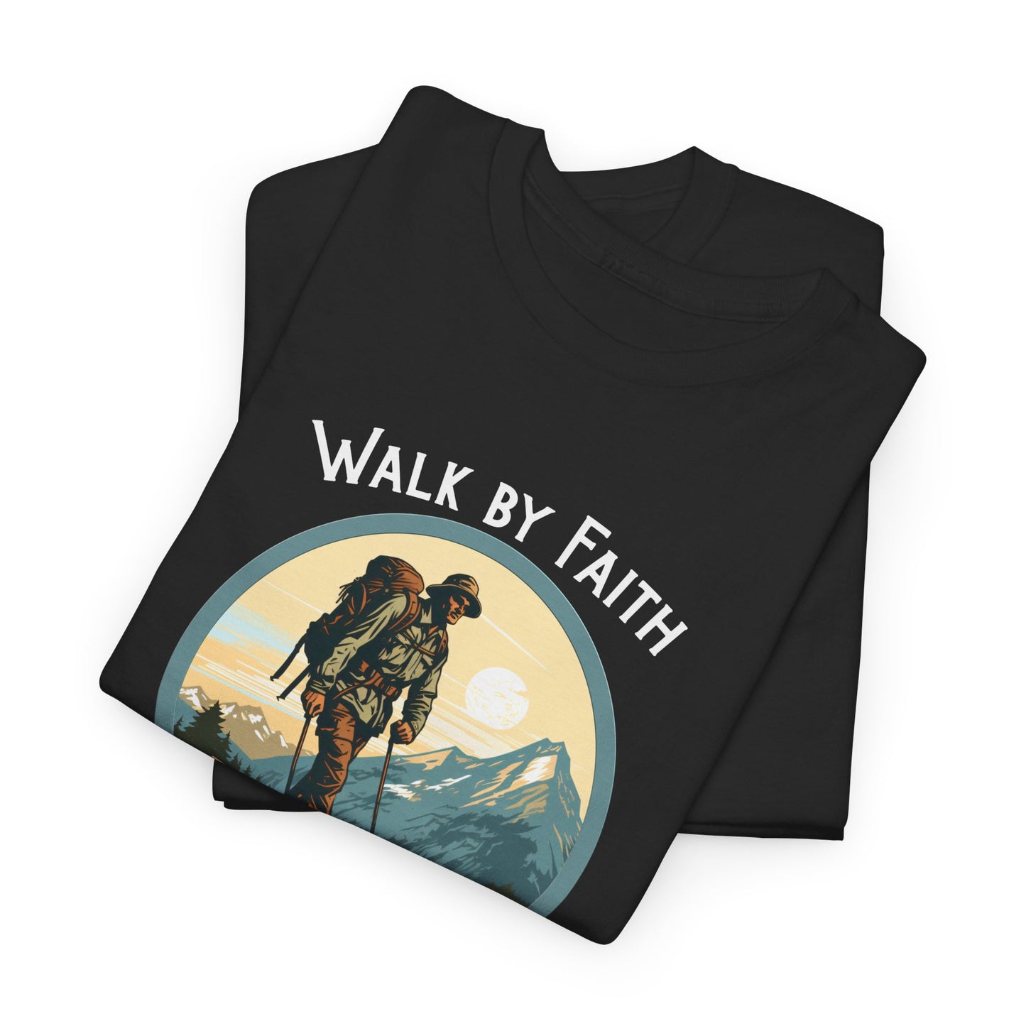 Walk by Faith Unisex Heavy Cotton Tee