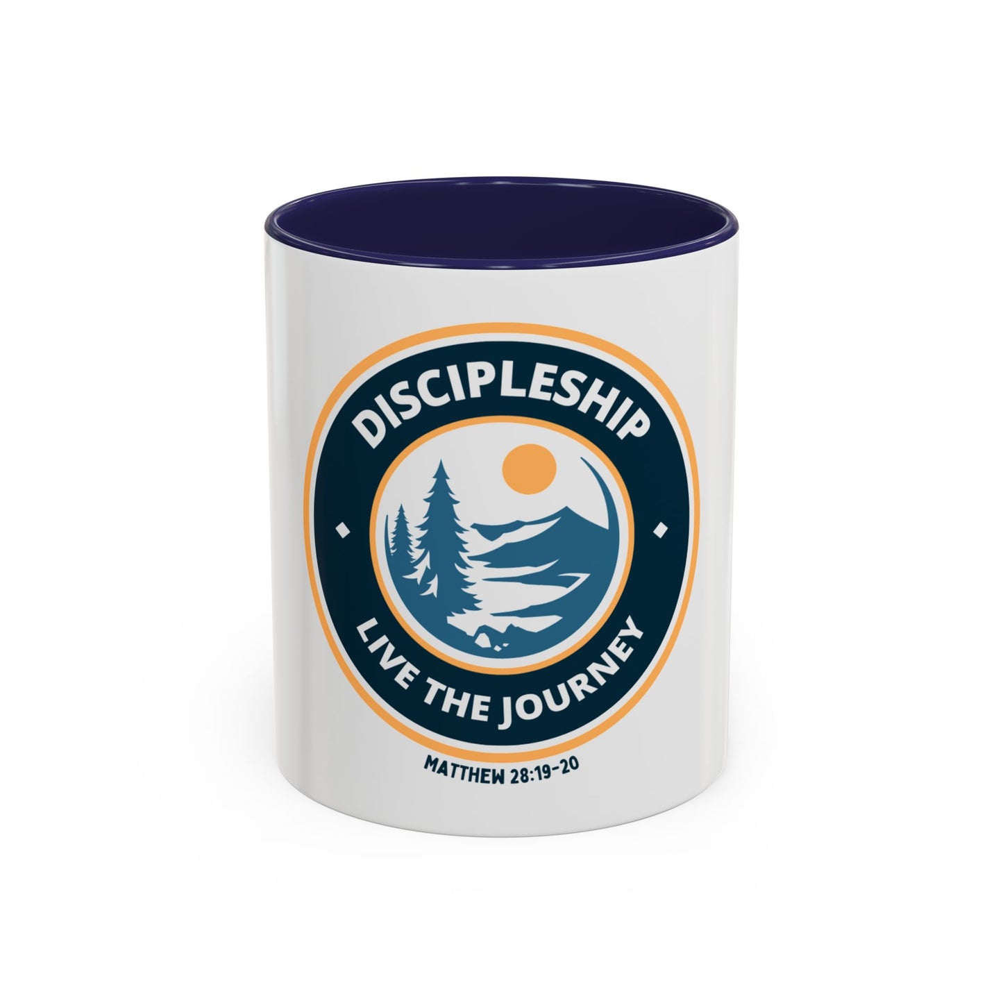 Discipleship: Live the Journey  11oz Accent Coffee Mug