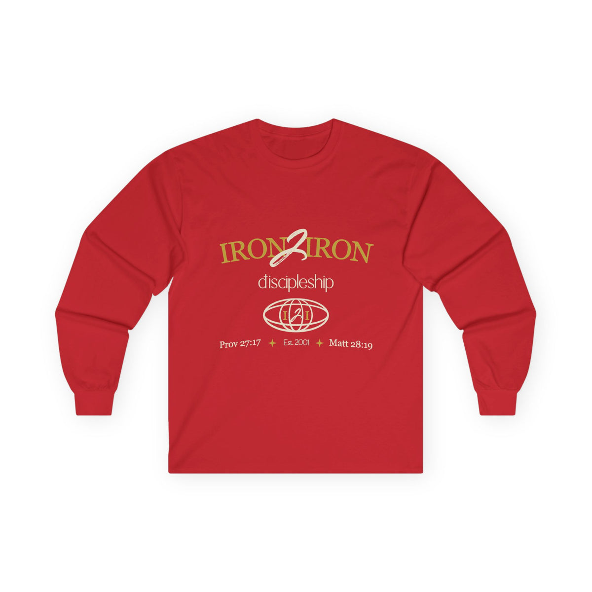 Iron2Iron Discipleship Brand Mark Long Sleeve Tee