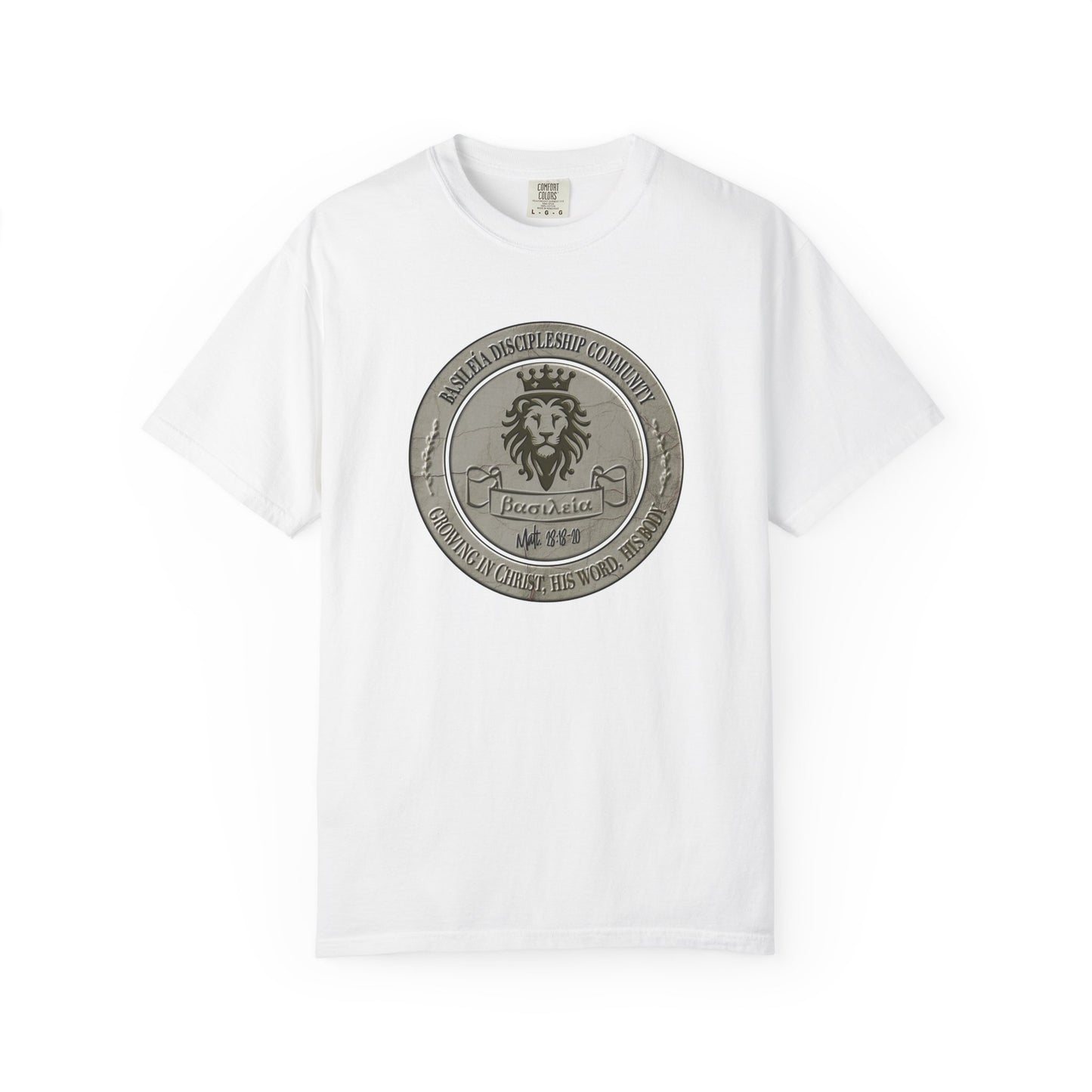Basileia Discipleship Community Unisex Garment-Dyed T-shirt