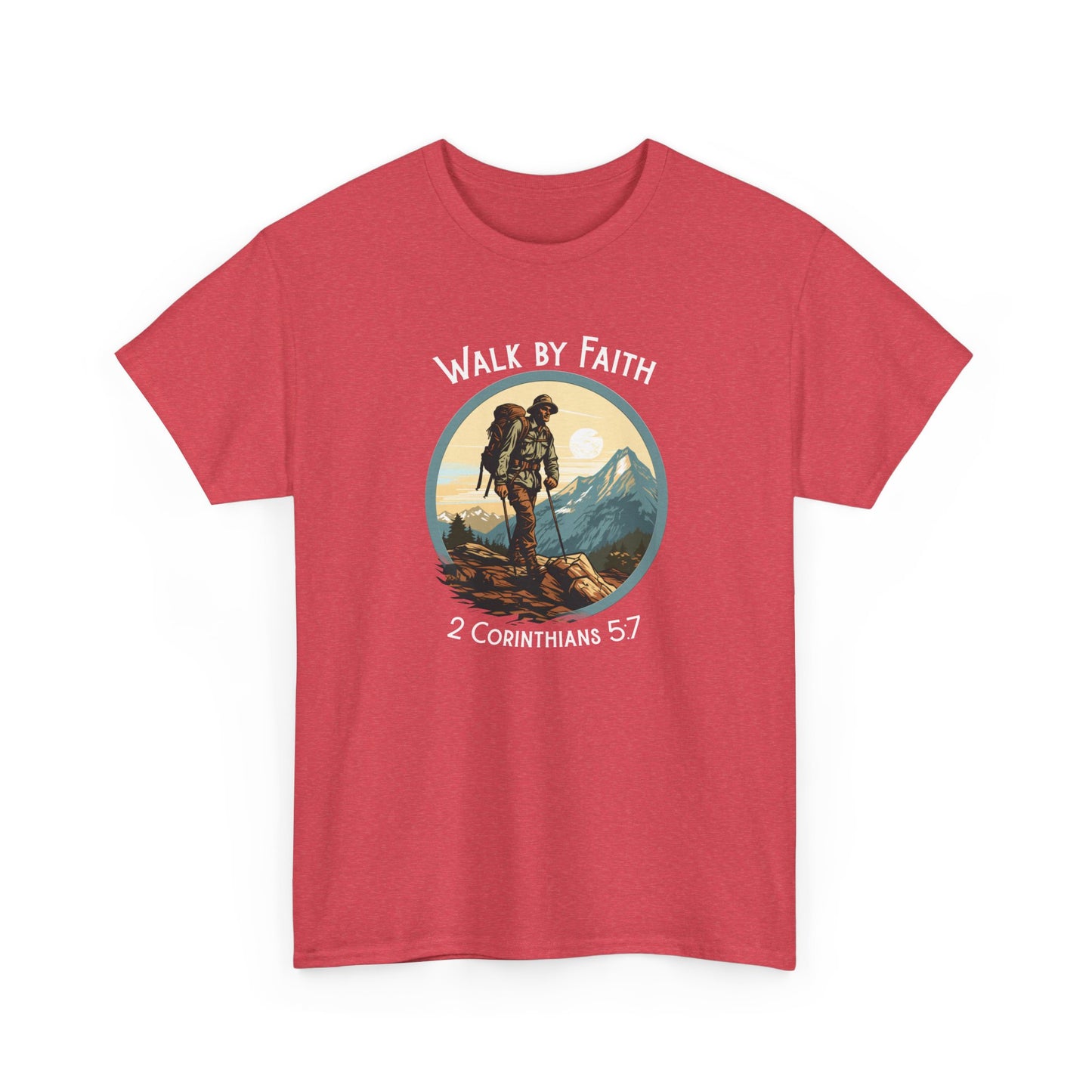 Walk by Faith Unisex Heavy Cotton Tee
