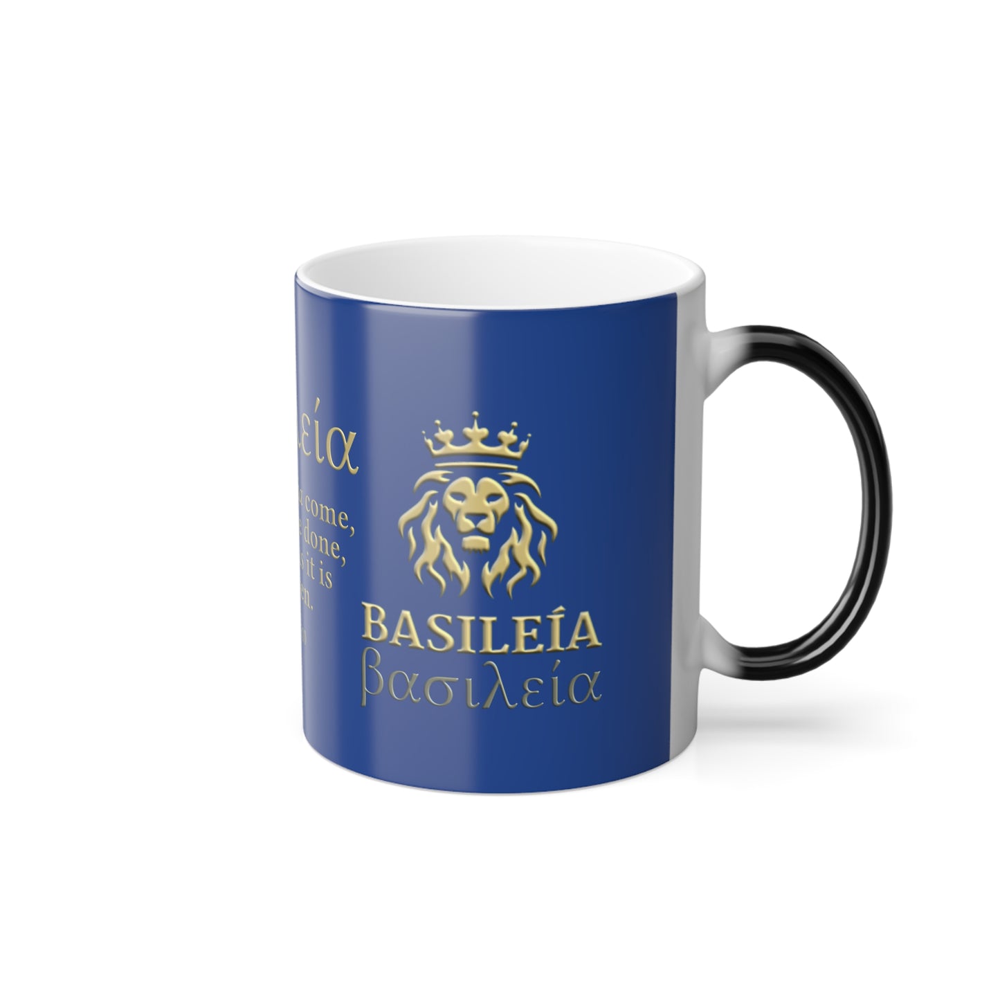 Basileía (God's Kingdom) Color Morphing Mug (Blue)