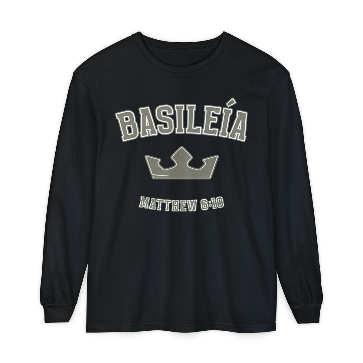 Basileía Crown Mark Long Sleeve Tee