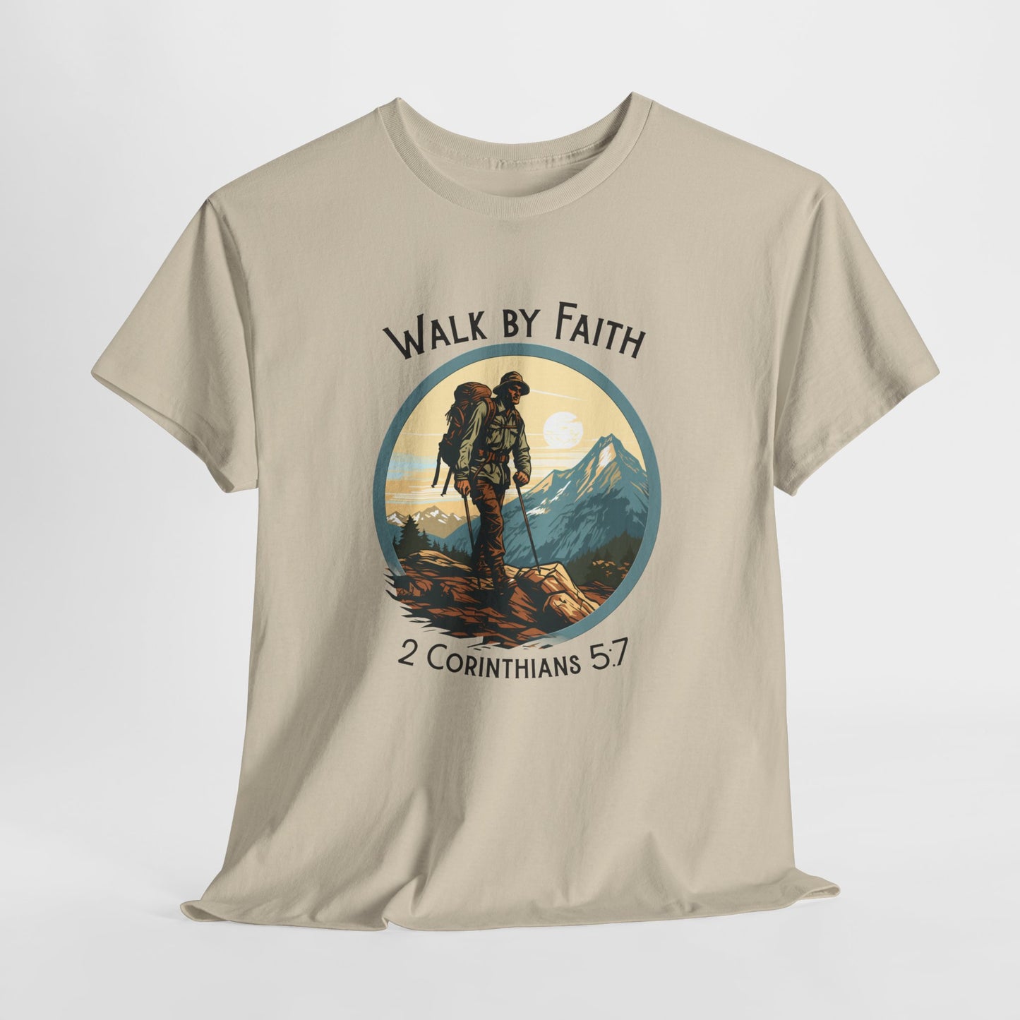 Walk by Faith Unisex Heavy Cotton Tee