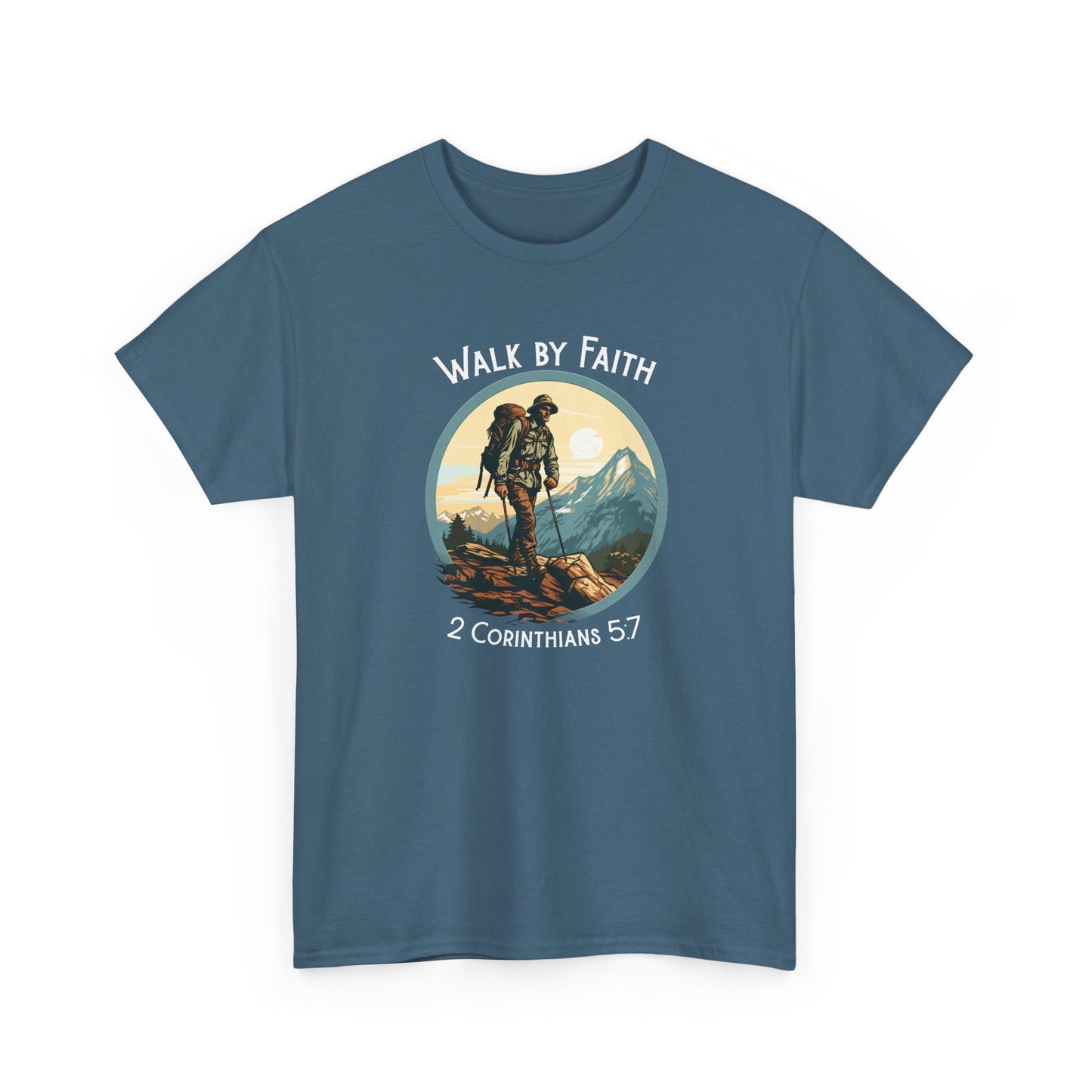 Walk by Faith Unisex Heavy Cotton Tee