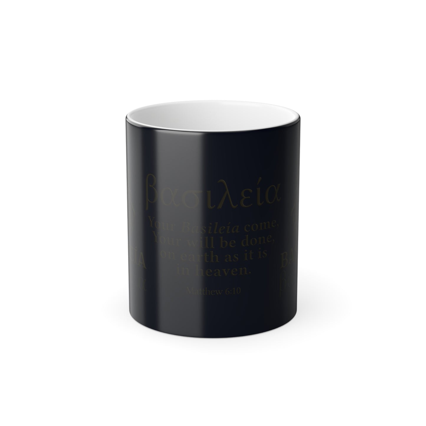 Basileía (God's Kingdom) Color Morphing Mug (Blue)