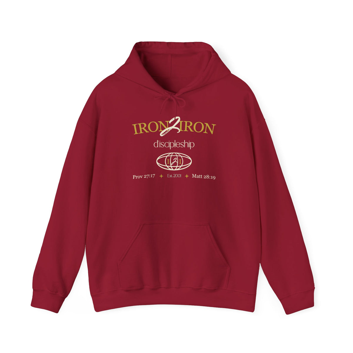 Iron2Iron Discipleship Brand Mark Hoodie