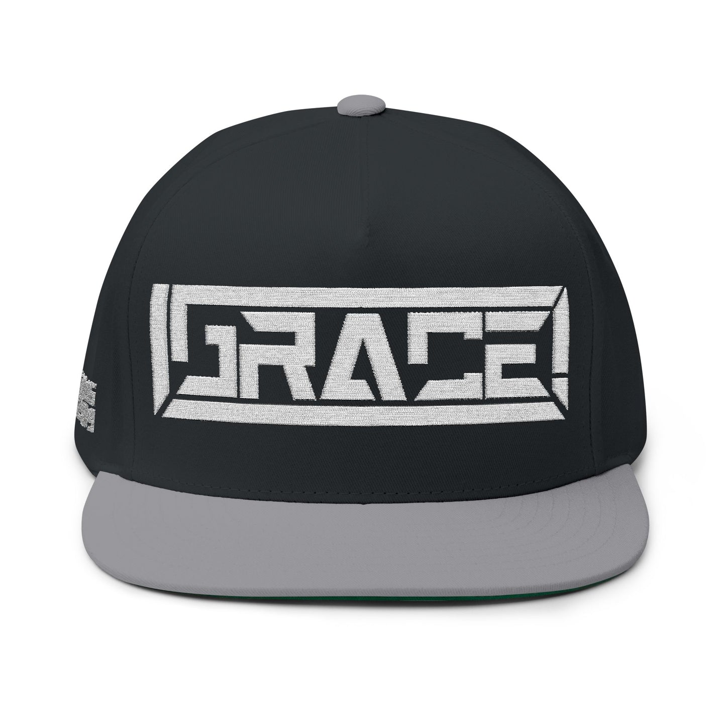 Grace Flat Bill Embroidered Cap