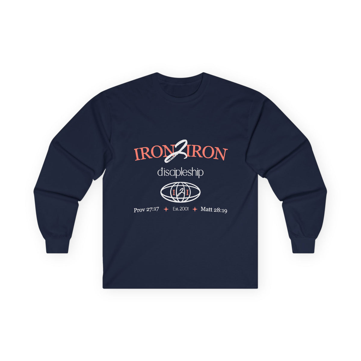 Iron2Iron Discipleship Brand Mark Long Sleeve Tee