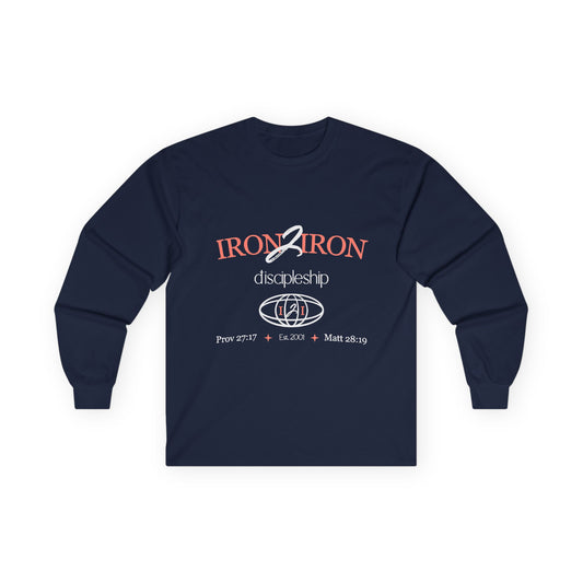 Iron2Iron Discipleship Brand Mark Long Sleeve Tee