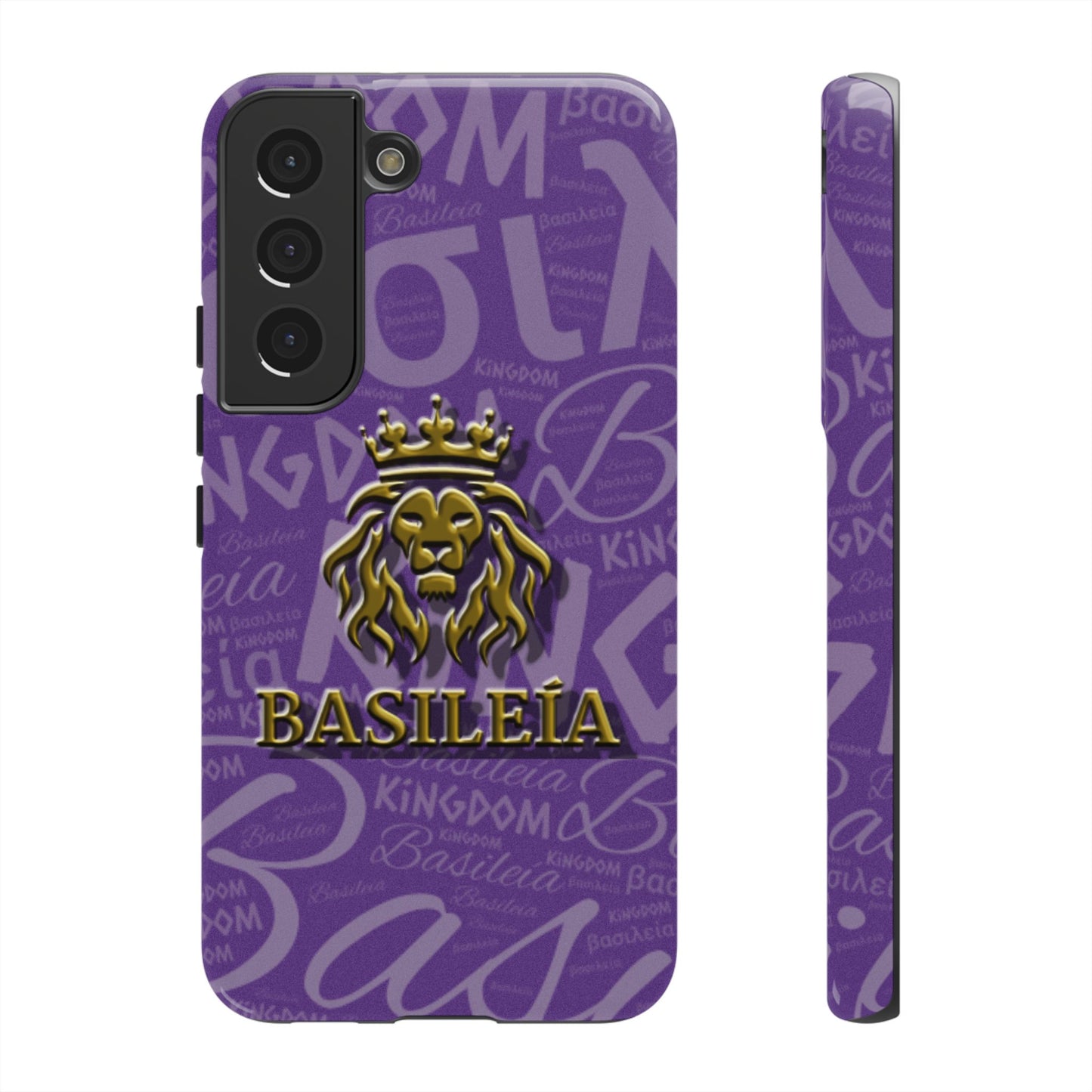 Kingdom of God "Basileía" Samsung Galaxy Purple/Gold Tough Cases